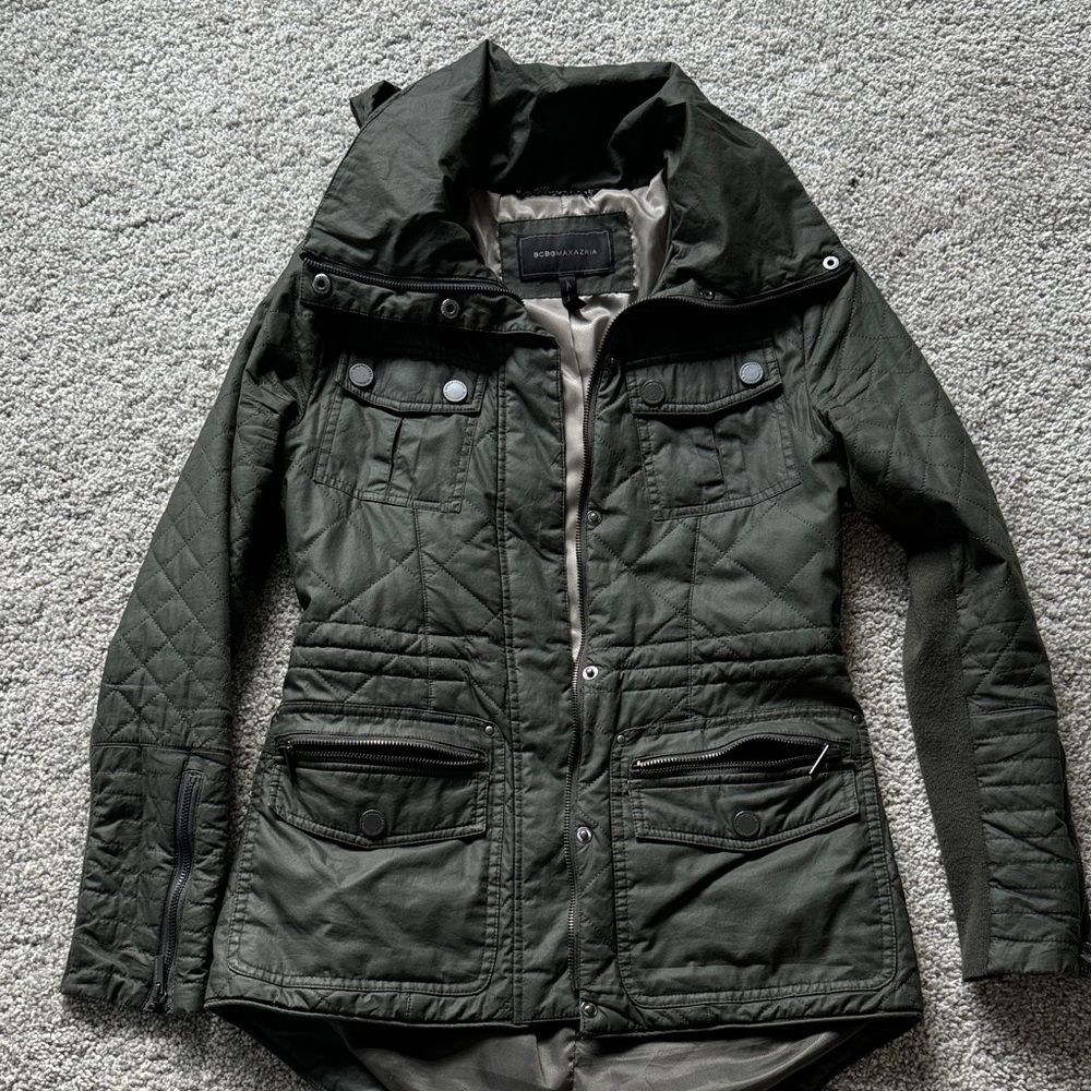 Women’s BCBG Maxazria Army Green Jacket XXS